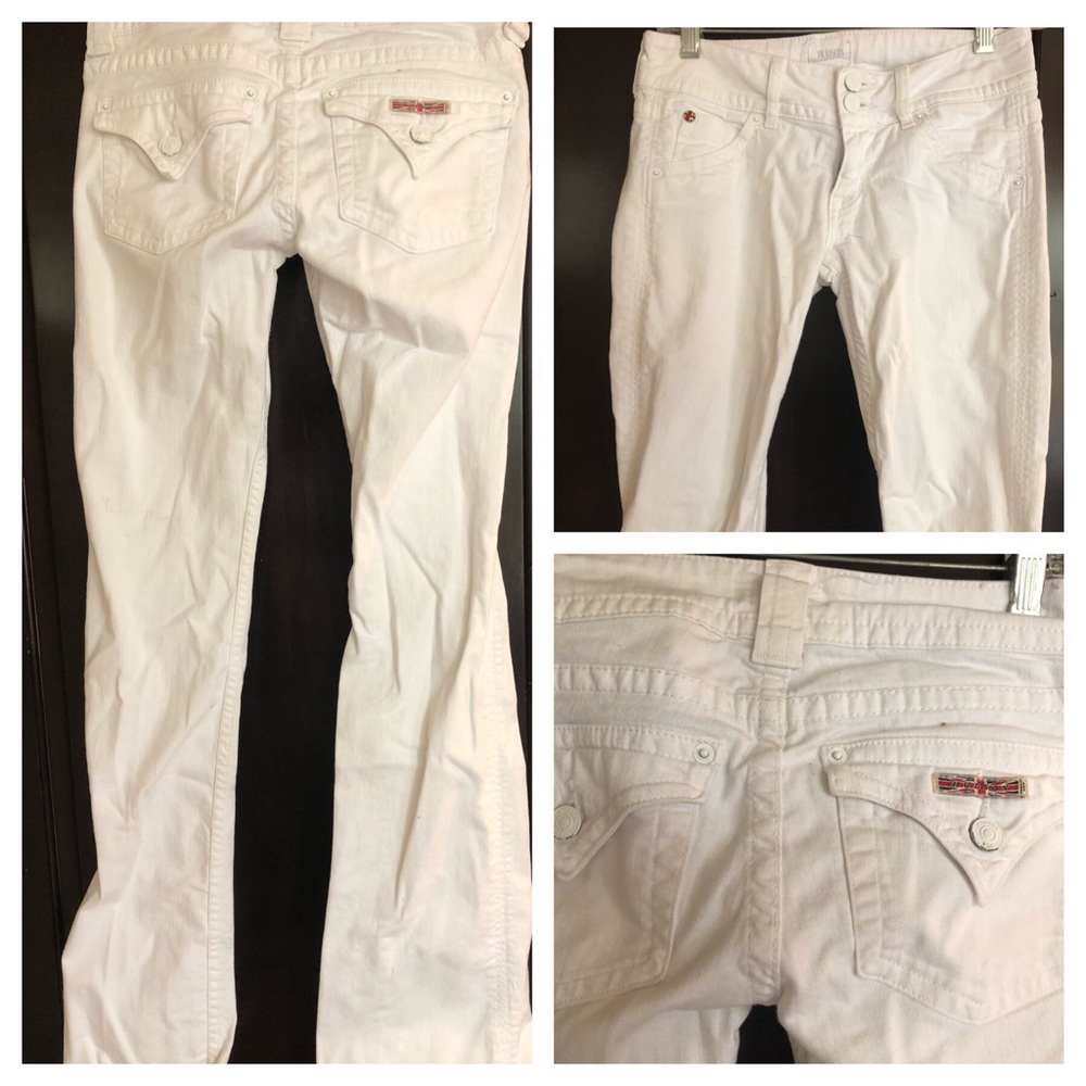 Hudson white jeans